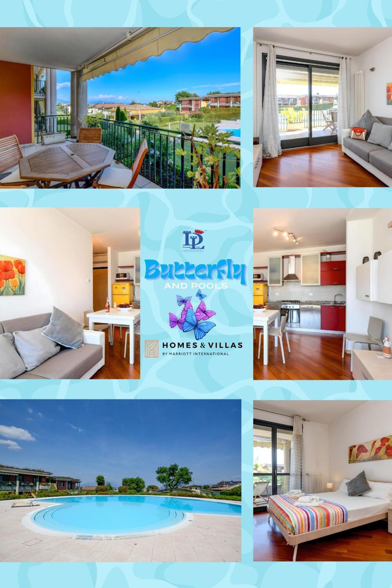 Desenzanoloft Official Partner Marriott Homes & Villas -Butterfly And 5 Pools Family Apartment Дезенцано-дель-Гарда Экстерьер фото